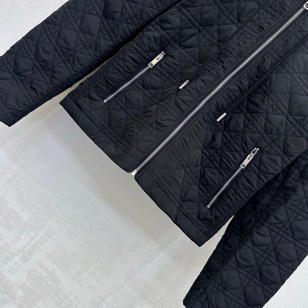 CD 26s Cannage Quilted Hooded Jacket Cotton 427540