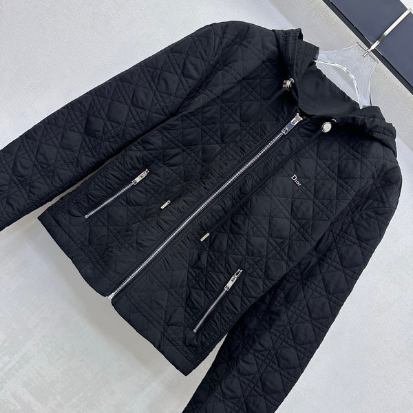 CD 26s Cannage Quilted Hooded Jacket Cotton 427540
