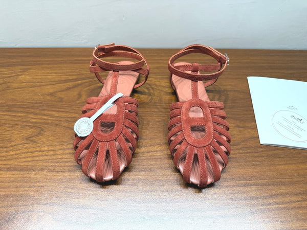 HM Nour Sandals Tan Suede 849486