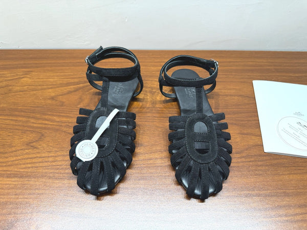 HM Nour Sandals Black Suede 849488