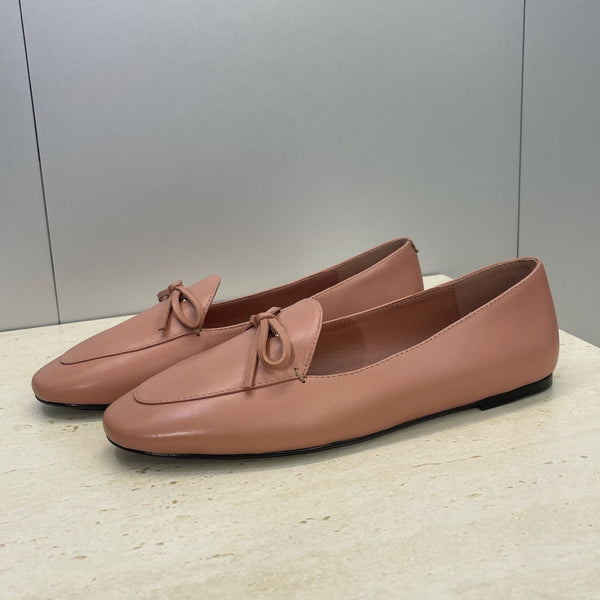 CL 26s Ballet Flats In Dusty Pink Lambskin With Bow