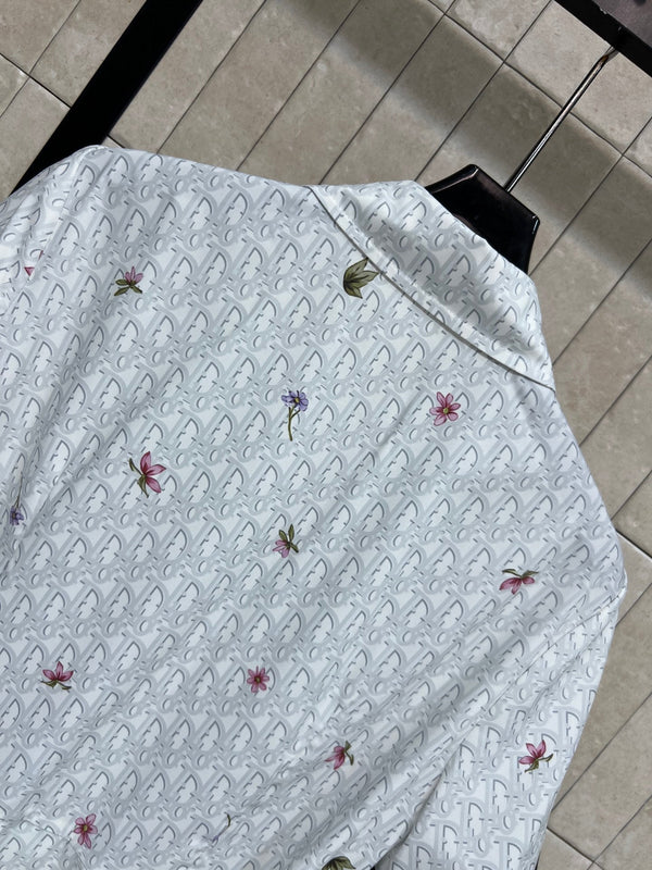 CD 26s Floral Shirt Dress Polyester 400742