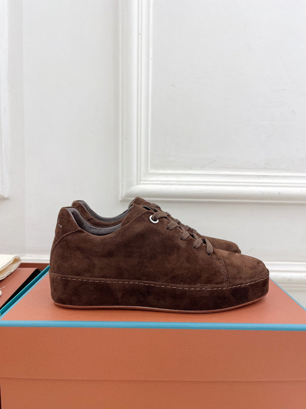LP Nuage Sneaker In Brown Chocolate Suede 988291