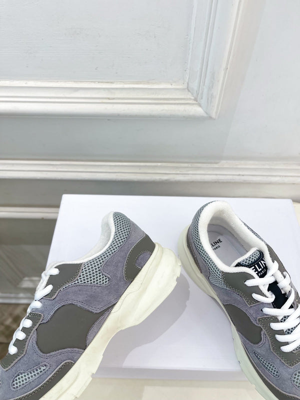 CE 26s Runner Sneaker Grey Mesh Suede 947585