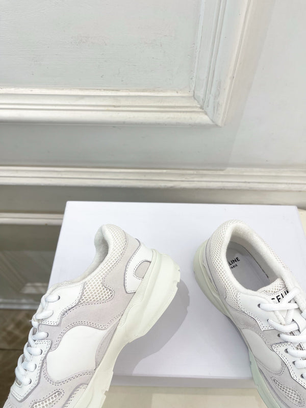 CE 26s Runner Sneaker White Mesh Suede 947584