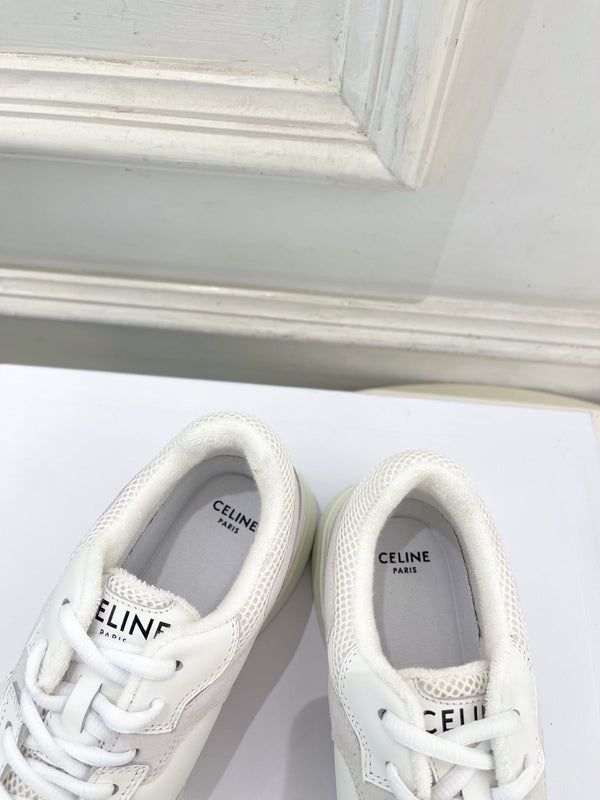 CE 26s Runner Sneaker White Mesh Suede 947584