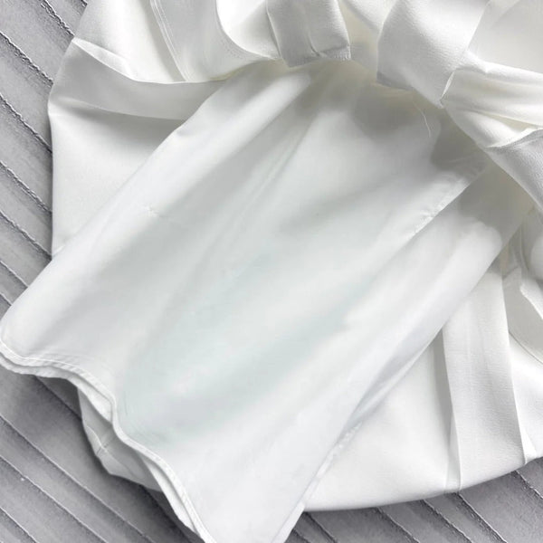 MIUMIU SLEEVELESS WHITE DRESS 267834