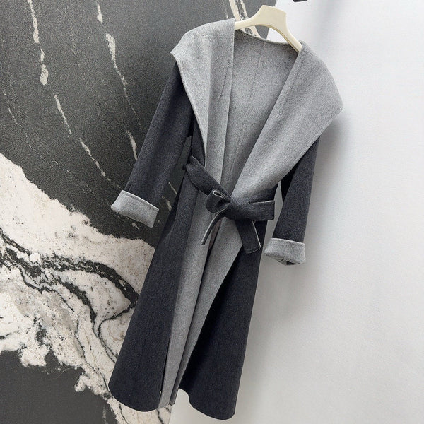 MAX MARA 25S HOODED LONG COAT 158