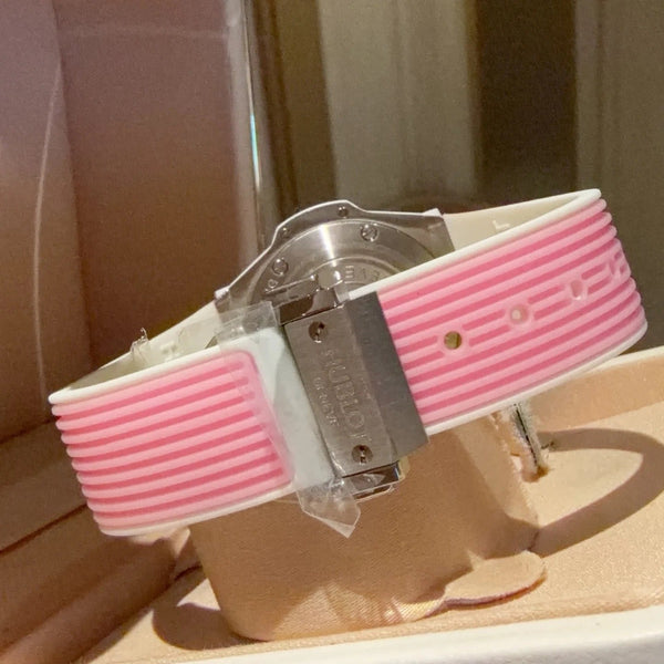Hublot Big Bang One Click Joyful Steel Pink 33mm Watch Pink Strap