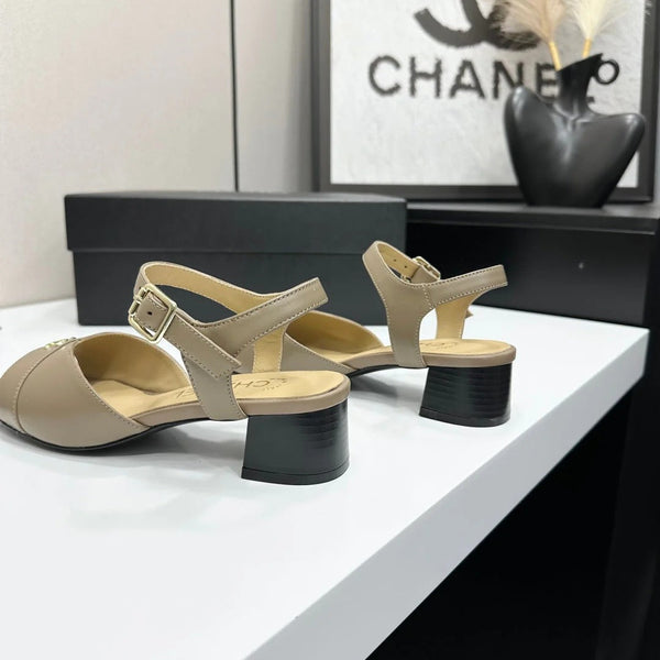 CC 2026 Mary Jane Sandals 45 Taupe Cowhide 668113