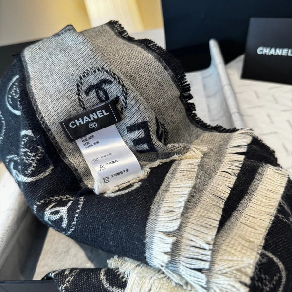 CHANEL 25S SCARF 200 CM IN CASHMERE 942945