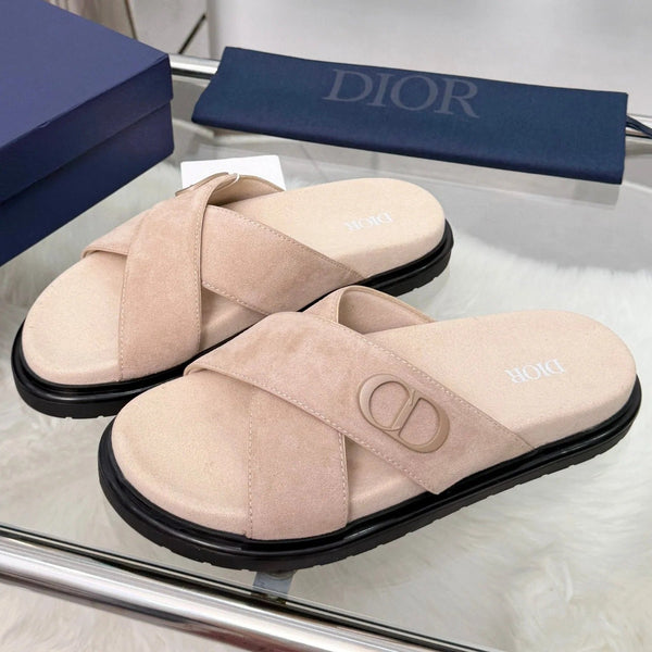 CD 26s Criss-Cross Strap Men Sandals Suede 966584