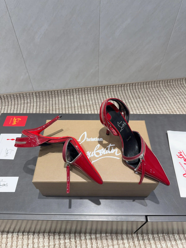 CL 26SS Slingback 100 Red Patent Leather 613789