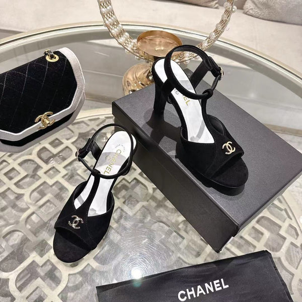 CC 2026 Platform Sandals Lambskin 834310