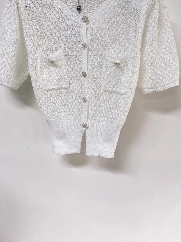 CC 2026 Knit Cardigan Tops Laine Wool 375026