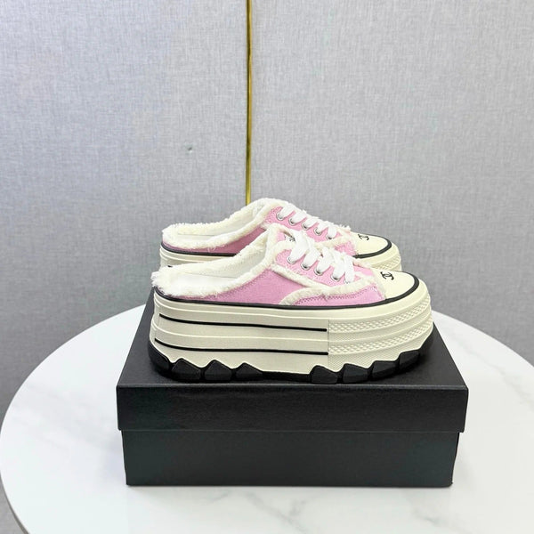 CC 2026 Flatform Mule Sneakers Canvas 801421