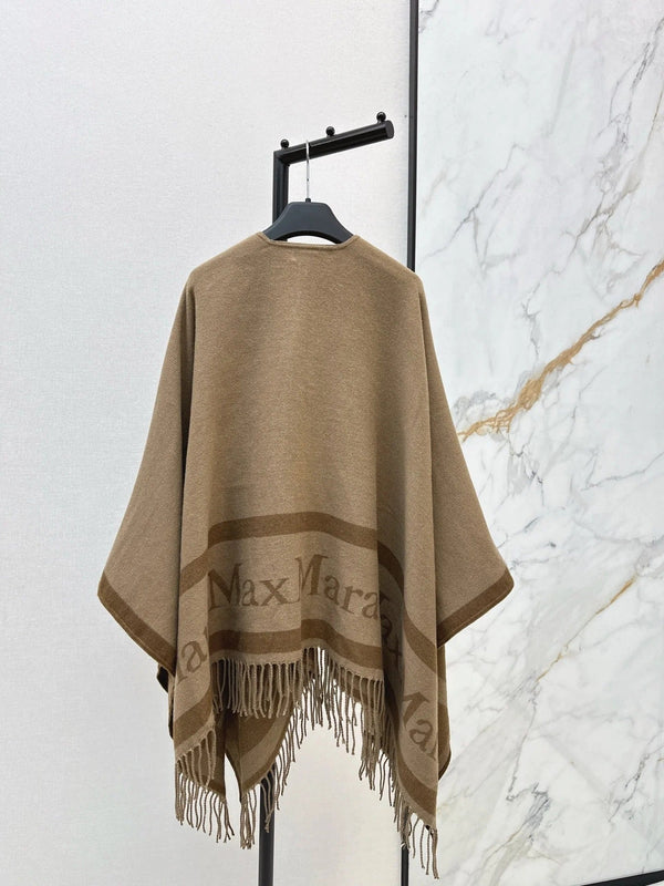 MAX MARA 25S JACQUARD CAPE COAT 009