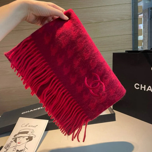 CHANEL 25S SCARF 180 CM IN CASHMERE 942937