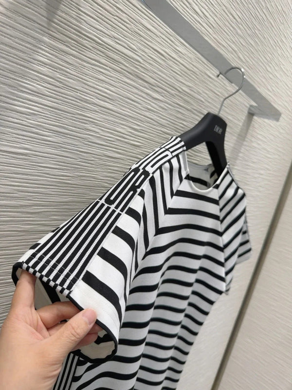 DIOR 25S STRIPED DRESS STYLE 159