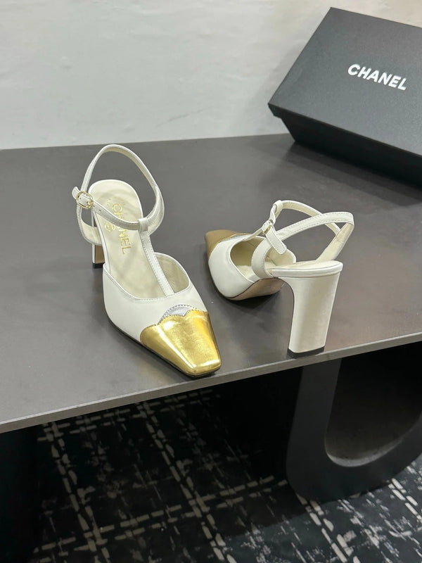 Chanel 2026 Slingback Pumps Leather Sheepskin 832516