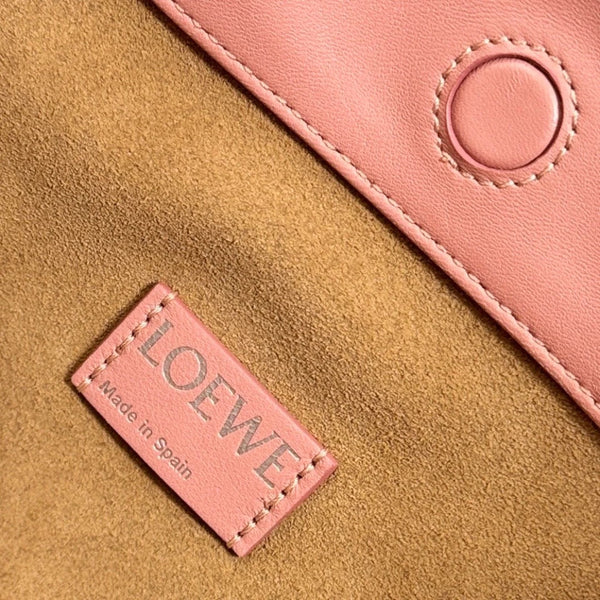 Loewe 2026 Medium Flamenco Purse 30cm Pink Nappa Lambskin