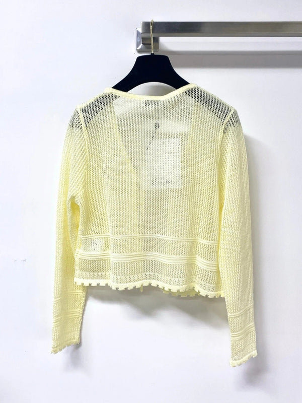 CC 2026 Short Knitted Cardigan Cotton 419392