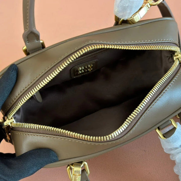 ARCADIE SMALL 22 BAG IN DARK BROWN CALFSKIN