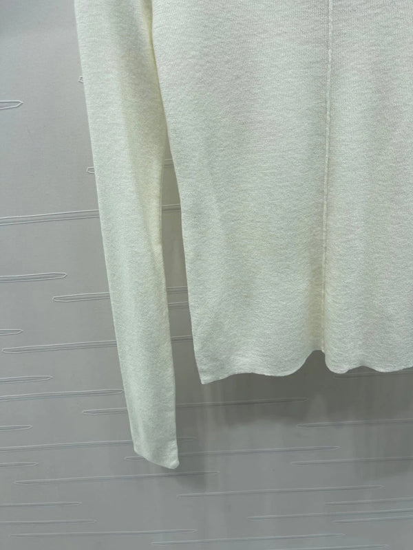MIUMIU KNITTED LONG SLEEVE TOP STYLE 482