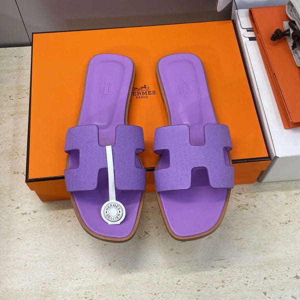 HM 26ss Oran Sandals Purple Calfskin 607235
