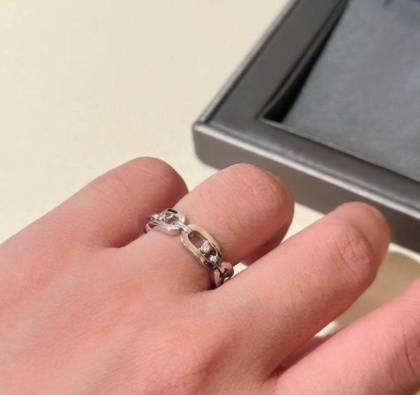 MOVE LINK DIAMOND RING