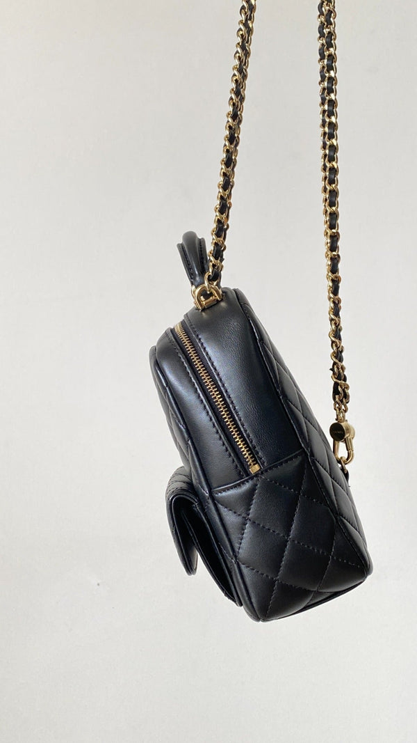 CC 26s Backpack Mini Black Lambskin