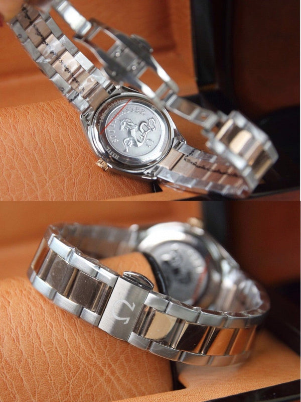 SEAMASTER QUARTZ 33MM TWO-TONE GREY DIAL