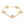 CLOVER 5 MOTIF PINK GOLD BRACELET