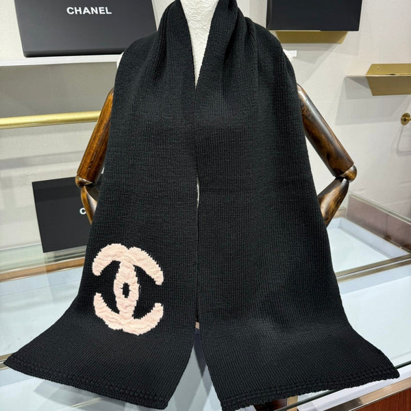 CC 2026 CC Logo Scarf 190cm Wool 197275