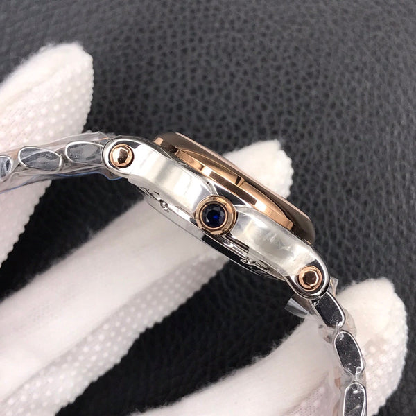 HAPPY DIAMOND TWO TONE WHITE DIAL