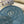 DETACHABLE CARO ROUND COIN PURSE DEEP OCEAN BLUE CANNAGE CALFSKIN