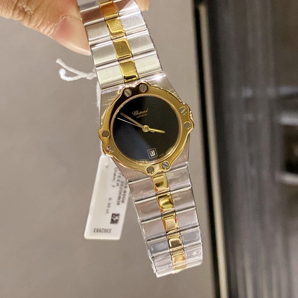 ST MORITZ 28MM QUARTZ GOLD STEEL