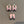 MINI POP H SILVER EARRINGS PINK