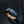 H BRACELET BLUE RAINBOW CERAMIC