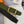 H TUBE BELT 38MM GOLD BUCKLE GREEN BLACK LEATHER