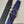 H TWIN REVERSIBLE BELT 32MM BLACK SILVER BUCKLE BLACK BLUE LEATHER