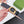 G BELT GOLD BUCKLE BLACK 40MM BEIGE CANVAS