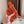 H FACE RIVERSIBLE  SKIN TWO SIDES ORANGE BROWN 3.8CM