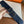 4.0CM BLUE TEXTILE  BLACK LEATHER H BELT