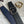 H BELT HORSE BUCKLE  BLUE BLACK LEATHER REVERSIBLE 3.8CM