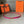 FOCUS BELT GOLD BUCKLE RED AND PINK REVERSIBLE LEATHER 1.3CM