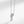 PANTHERE PEDANT SILVER DIAMOND NECKLACE