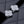 CLOVER SILVER DIAMOND STUD EARRINGS