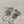 STAR DOUBLE ROW DIAMOND SILVER EARRNING