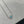 JOSEPHINE BLUE DIAMOND SILVER NECKLACE